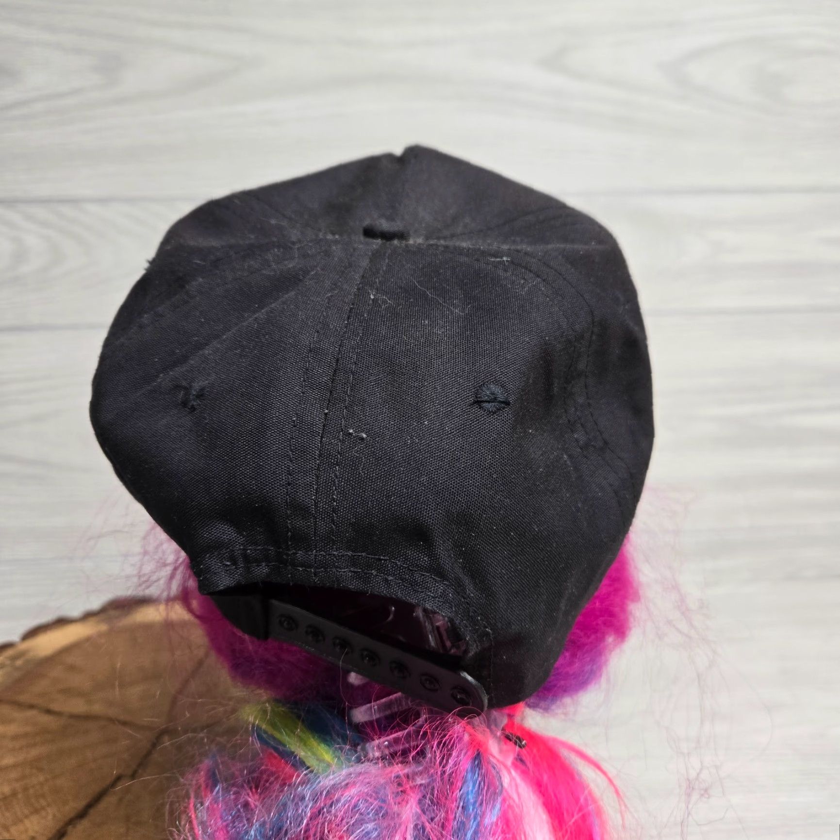 Vintage Vietnam Veteran Embroidered Snapback Hat Black Cap Made in USA Size ONE SIZE - 3 Thumbnail