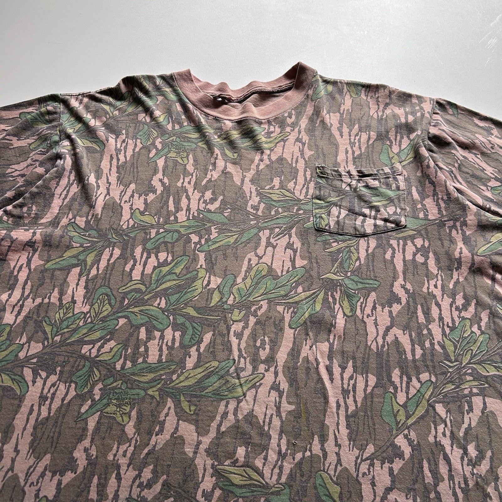 Realtree Vintage 90s Real Tree Bark Camo Pocket T Shirt Large Boxy Size US L / EU 52-54 / 3 - 2 Thumbnail