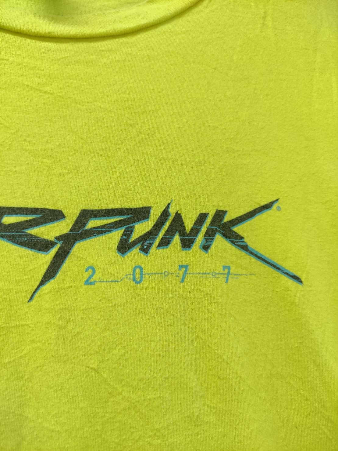 Playstation Cyberpunk 2077 Action Role-Playing Game Promo T-Shirt Size US XL / EU 56 / 4 - 4 Thumbnail