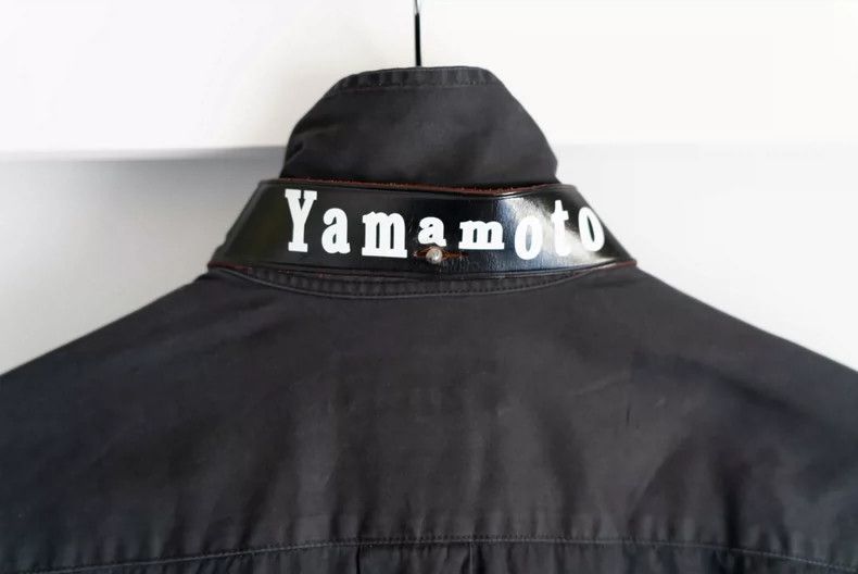 Yohji Yamamoto Yohji Yamamoto 08aw Centennial Leather Collar Shirt Size US M / EU 48-50 / 2 - 3 Thumbnail
