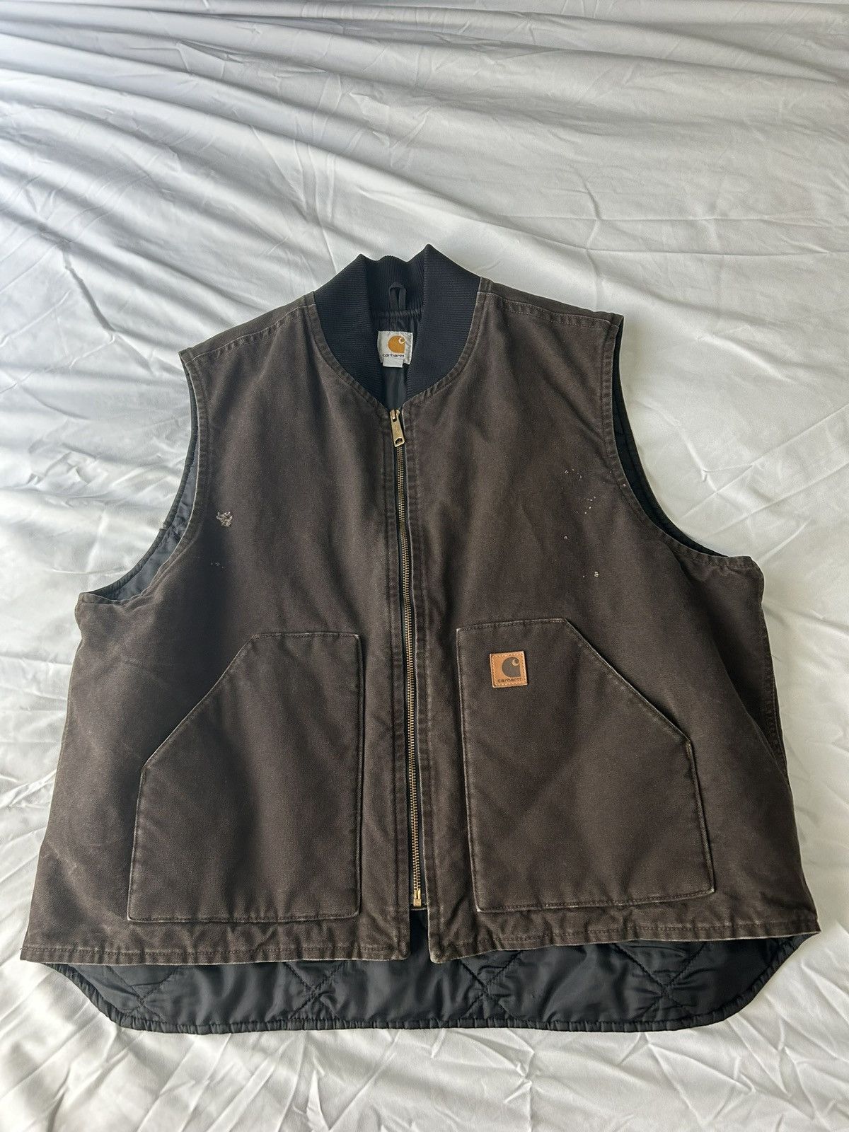 Carhartt CARHARTT Men's Quilted Lined VEST Size US XXL / EU 58 / 5 - 3 Thumbnail