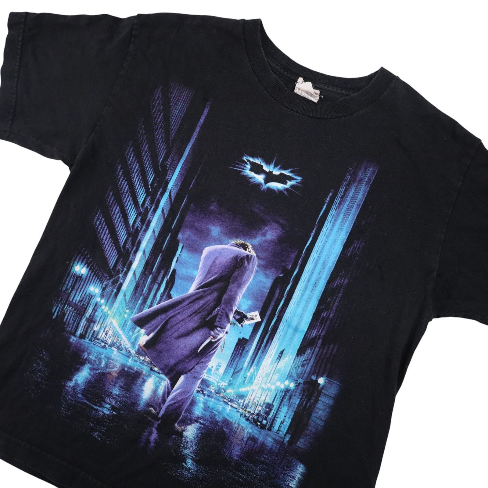 Vintage VTG Y2k Batman The Dark Knight Heath Ledger The Joker Shirt Size US S / EU 44-46 / 1 - 2 Thumbnail
