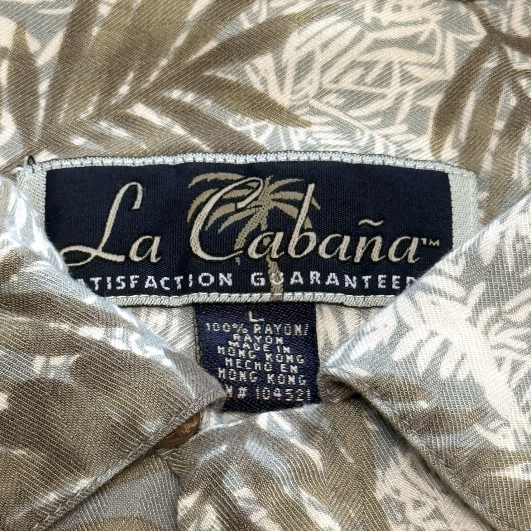 Vintage VINTAGE SZ Men Hawaiian Shirt Short Sleeve Rayon Button-Up Palm Print Multi 80s Aloha L Size US L / EU 52-54 / 3 - 2 Thumbnail