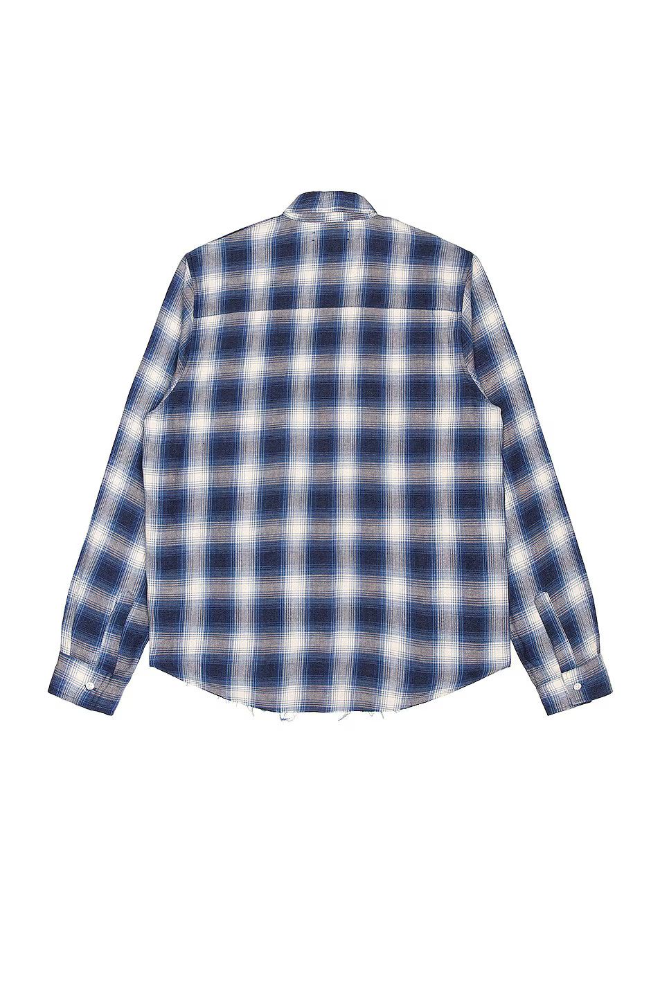 Amiri o1mle0426 Three Star Plaid Button Shirt in Multicolor Size US M / EU 48-50 / 2 - 2 Thumbnail