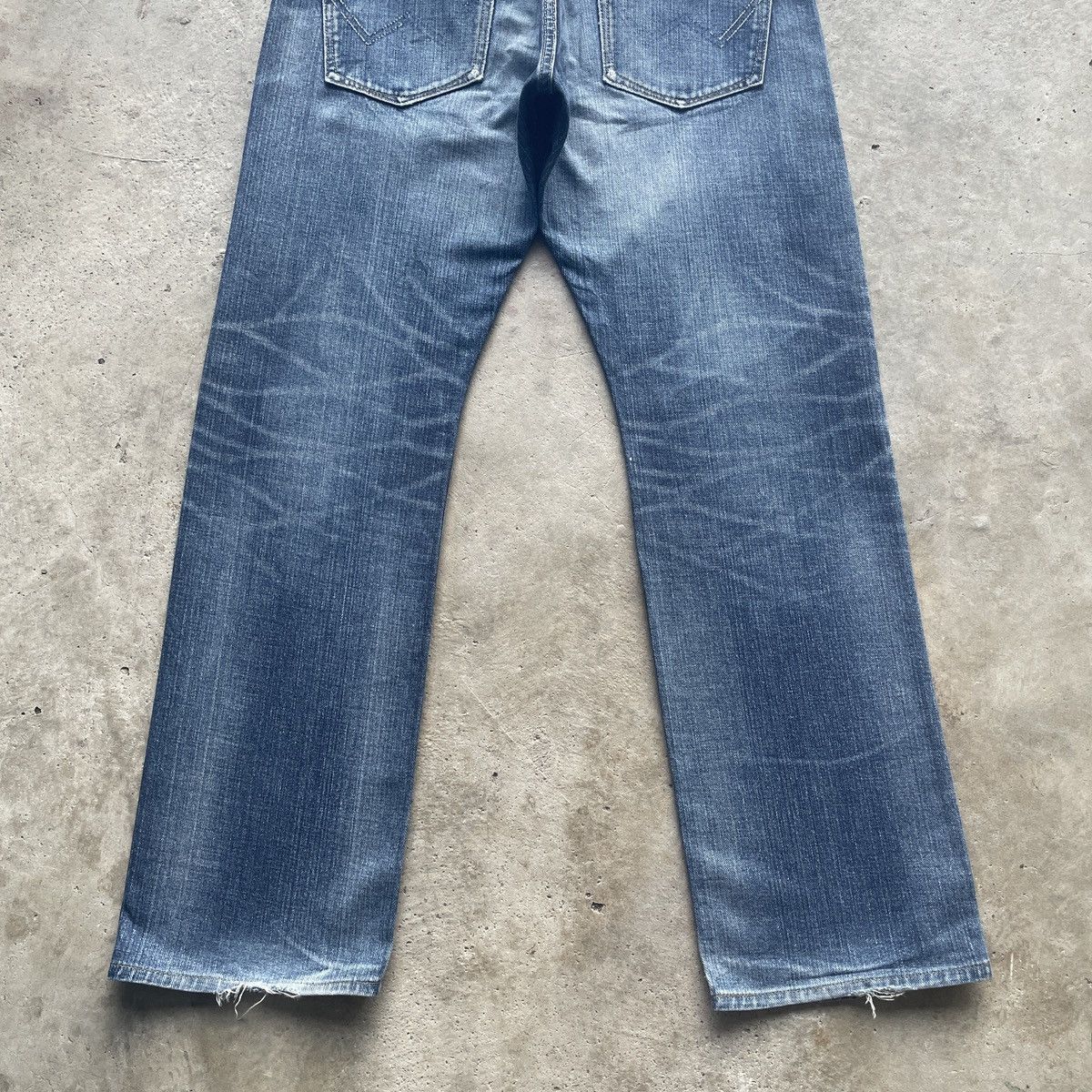 Edwin W33 Vintage Edwin XV Distressed Jeans Faded Denim Pants Size US 33 - 10 Thumbnail
