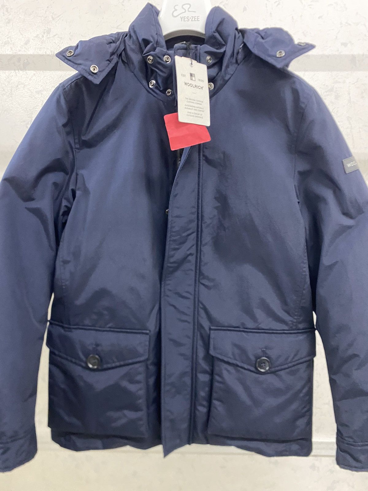 Other Woolrich Melton Down Jacket, size S, blue, new with tags. Size US S / EU 44-46 / 1 - 2 Thumbnail