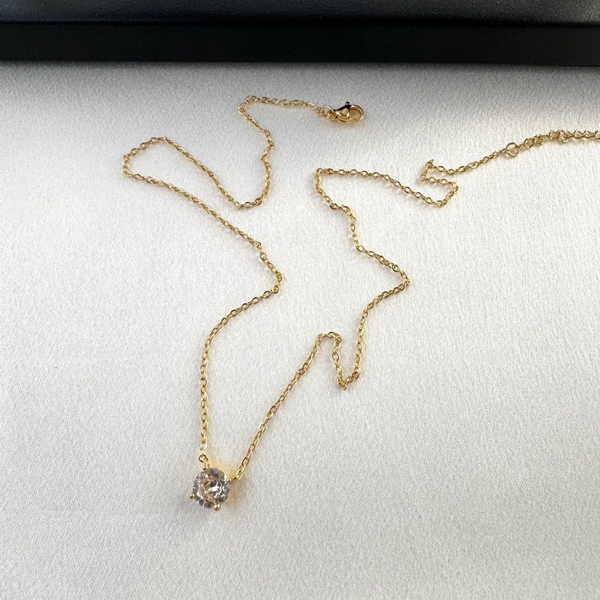 Other Adjustable Chain CZ Cubic Zirconia Pendant Necklace Size ONE SIZE - 6 Thumbnail