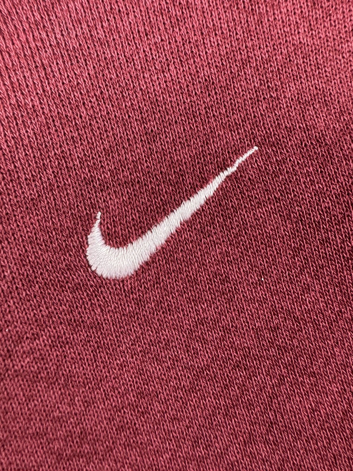Nike × Vintage Vintage 90s Nike center swoosh super baggy distressed hoodie Size US XL / EU 56 / 4 - 5 Thumbnail