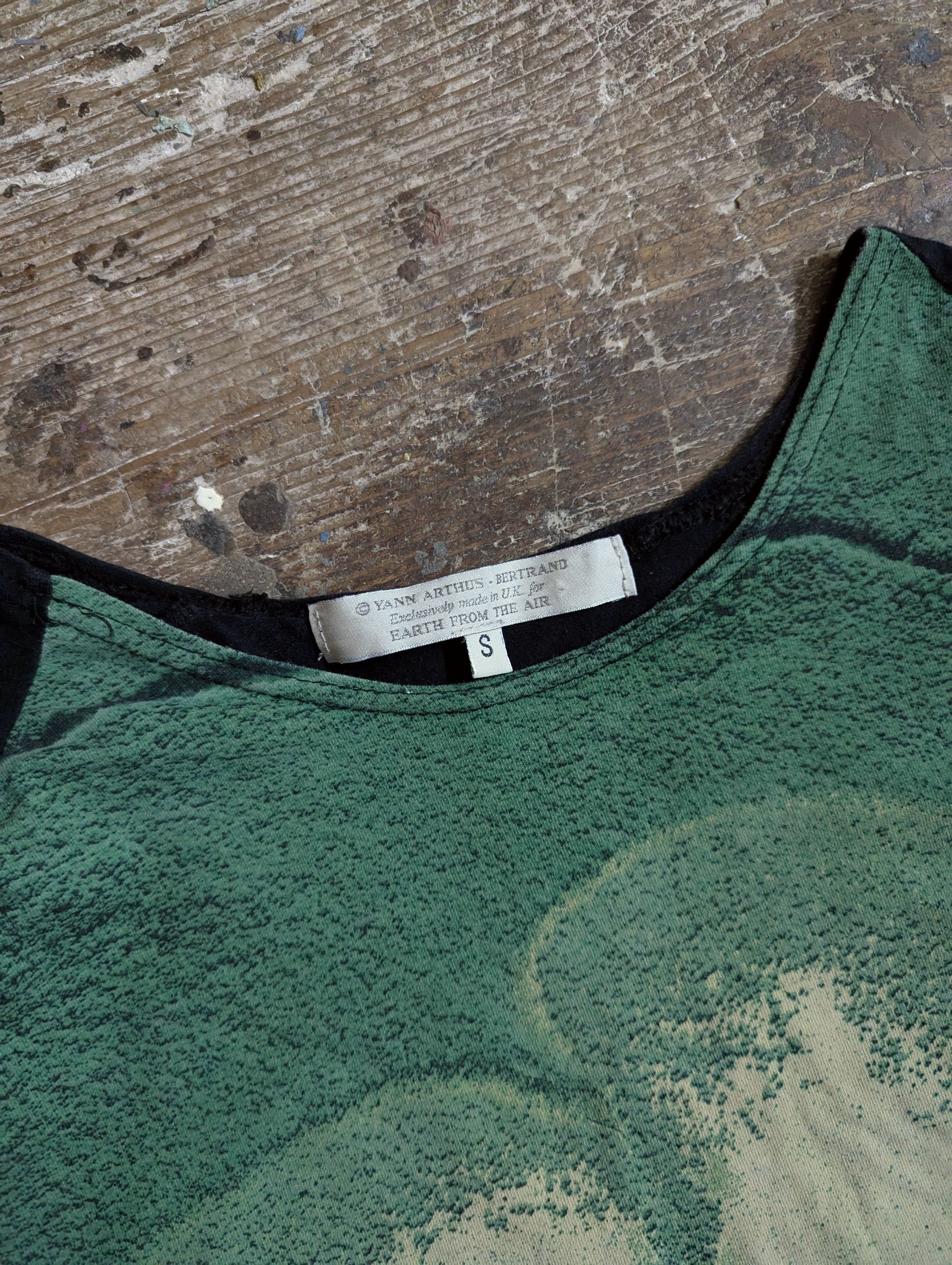 Band Tees 00s "Earth From The Air" Promo 3/4 Sleeve Top Size M / US 6-8 / IT 42-44 - 3 Thumbnail