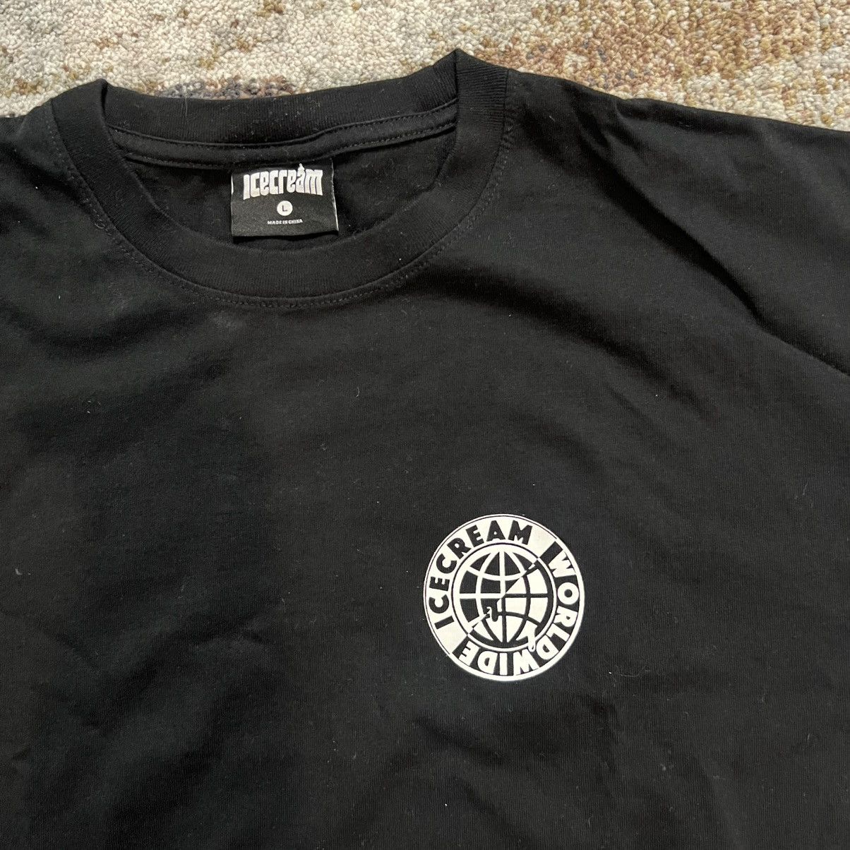 Icecream ICECREAM WORLDWIDE Short Sleeve Tee Shirt Size US L / EU 52-54 / 3 - 3 Thumbnail