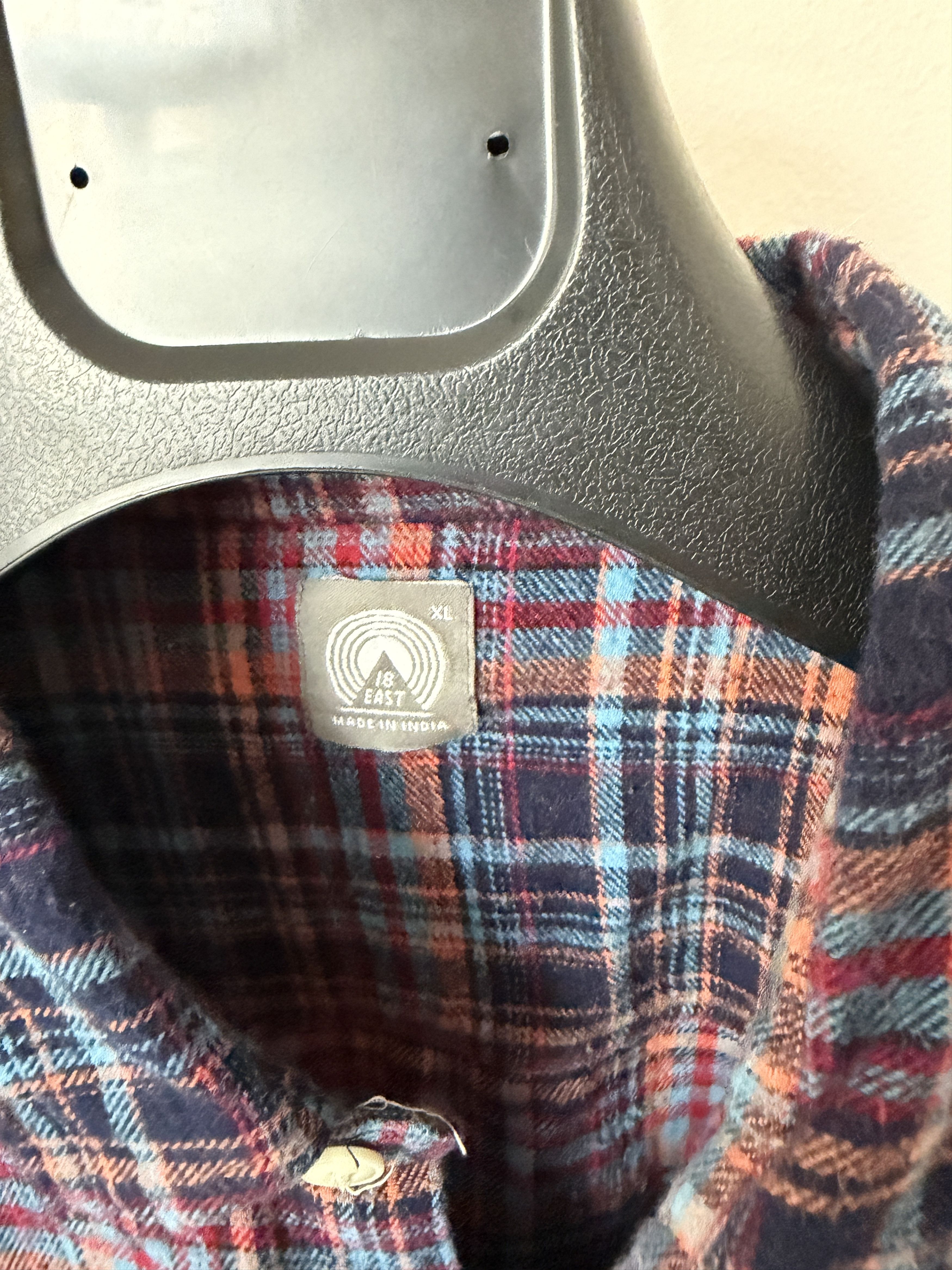 18 East Flannel Shirt Size US XL / EU 56 / 4 - 3 Thumbnail