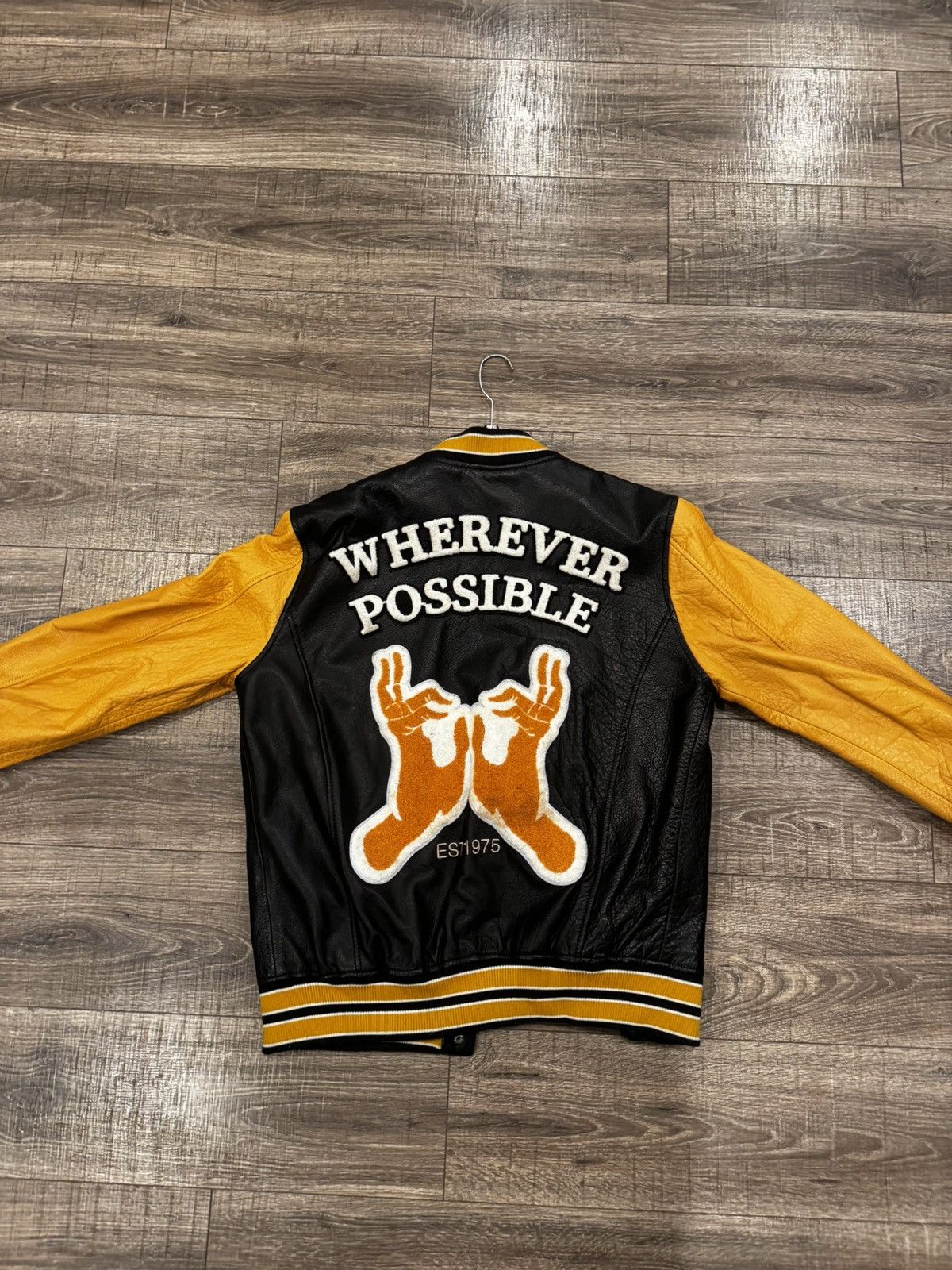 Zara Leather Varsity Jacket Size US M / EU 48-50 / 2 - 2 Thumbnail