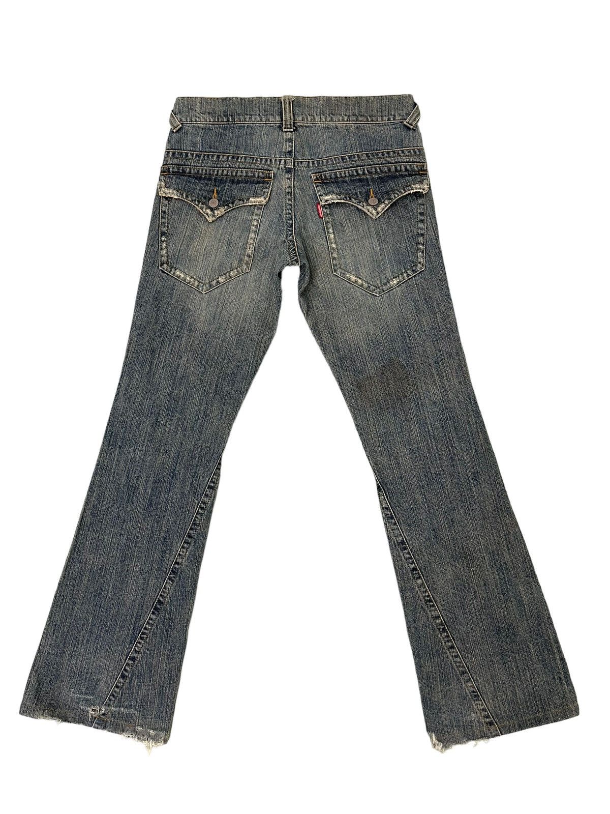 Tornado Mart Flare Jeans Tornado Mart Distress Low Rise Boot Cut 6🟦5 Size US 30 / EU 46 - 11 Thumbnail
