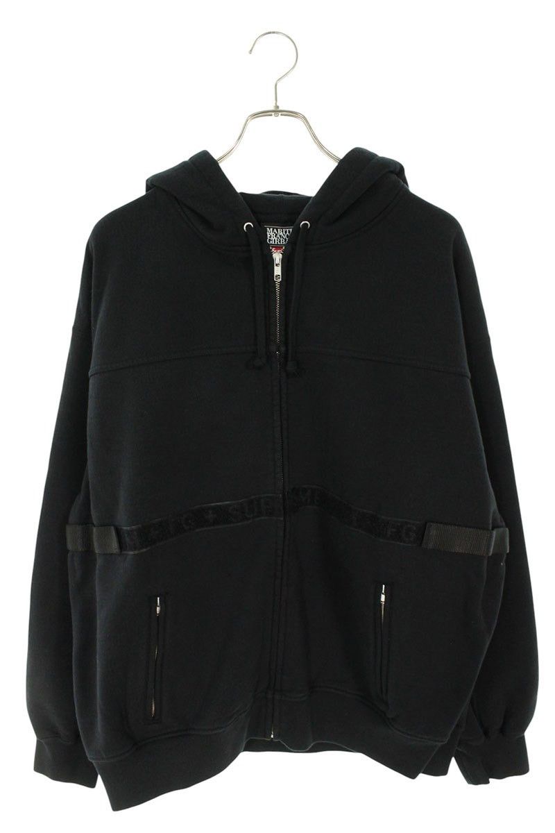 Supreme Supreme Roman Zip Up Hooded Sweatshirt Black | Grailed