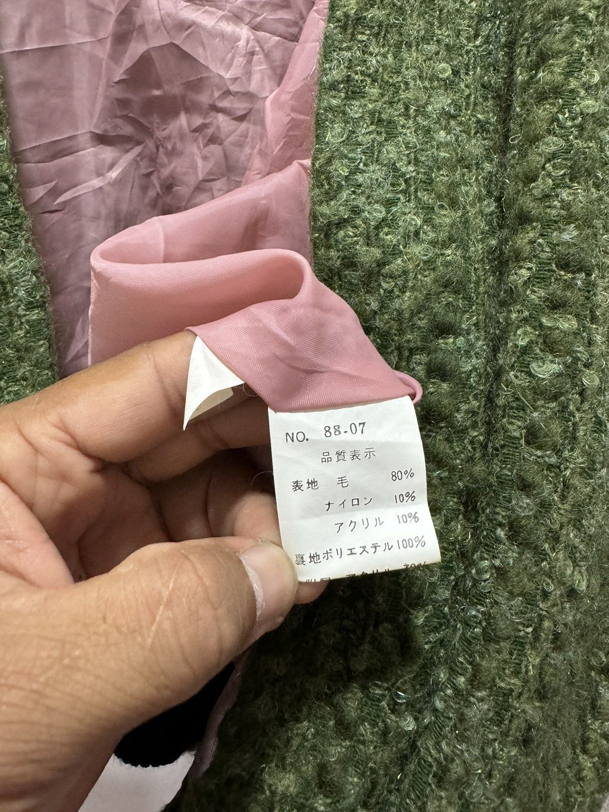 Japanese Brand JAPANESE DESIGN CASHMERE WING STYLE CARDIGAN Size M / US 6-8 / IT 42-44 - 15 Thumbnail