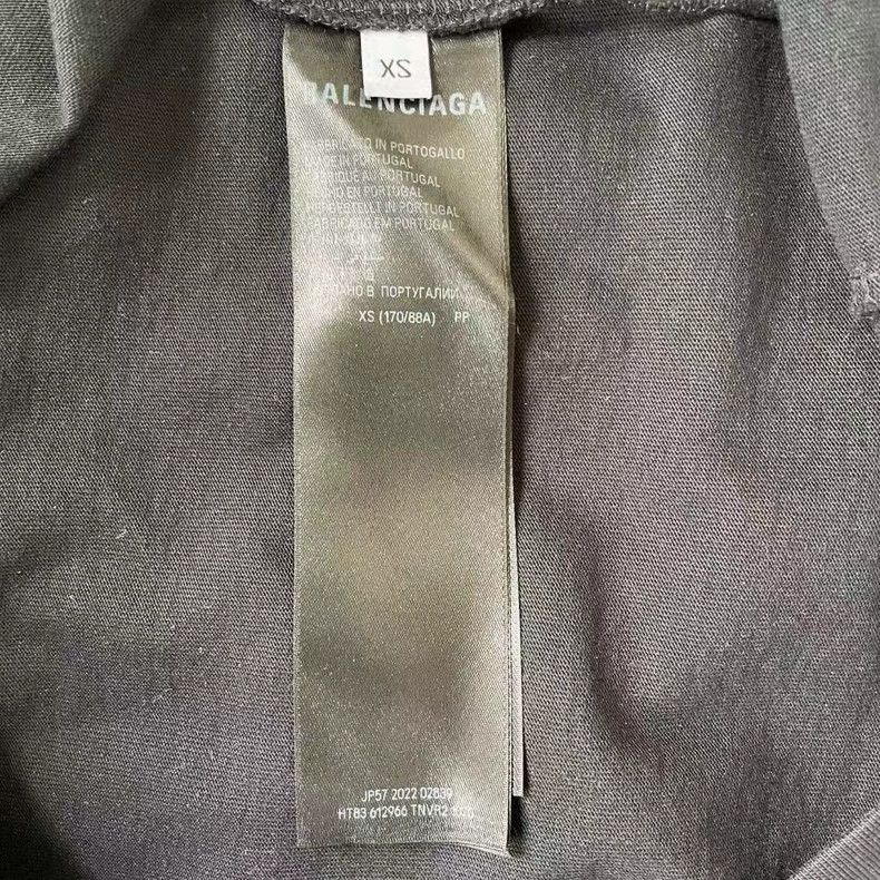 Balenciaga Balenciaga Black mirror flip logo short sleeve Size US XS / EU 42 / 0 - 4 Thumbnail