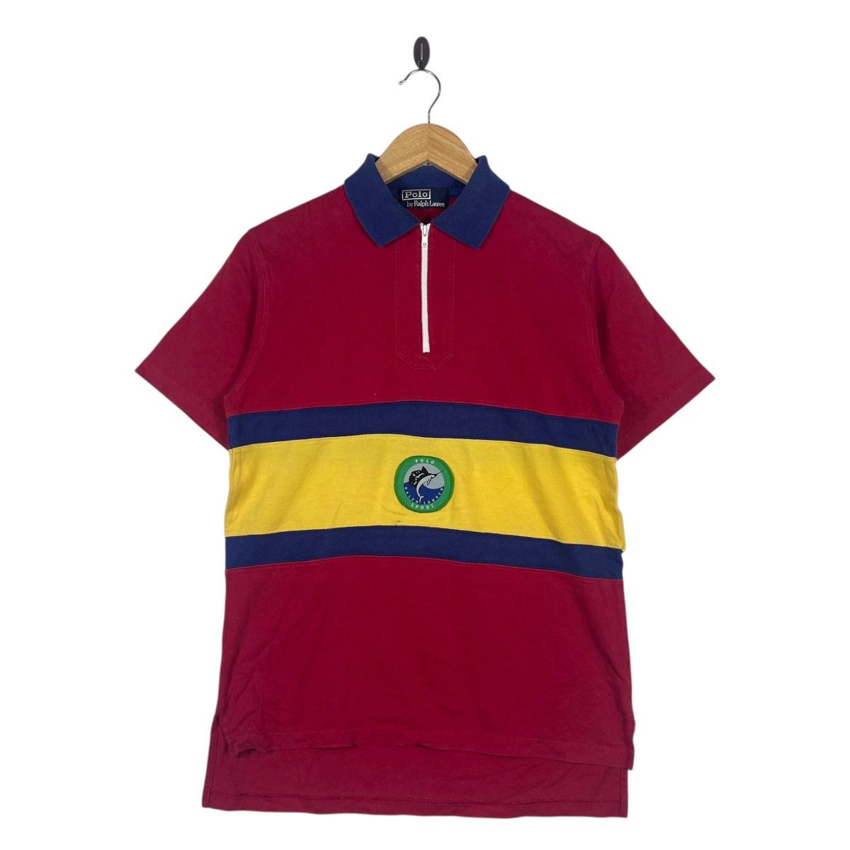 Polo Ralph Lauren Vintage 90’s Polo by Ralph Lauren Sport Crest Cookies Zip-Up Size US S / EU 44-46 / 1 - 1 Thumbnail