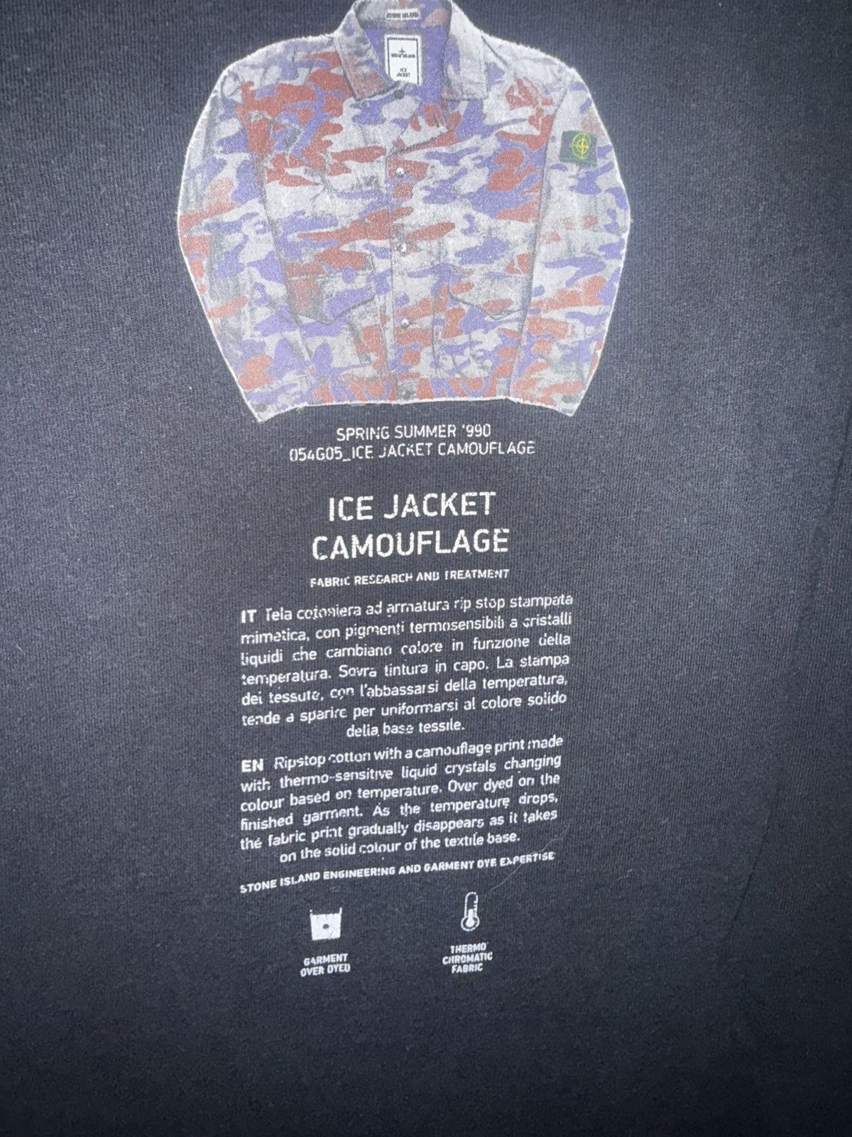 Stone Island Stone Island Archivio T-Shirt – Ice Jacket Camouflage Print Size US L / EU 52-54 / 3 - 3 Thumbnail