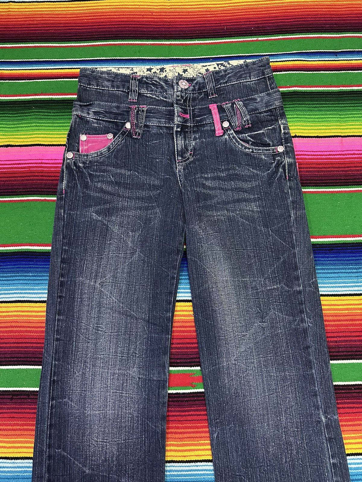 Kapital 💥Flare Double Waist💥 Mudwash Pink Latte Double Waist 💥 Size US 28 / EU 44 - 6 Thumbnail
