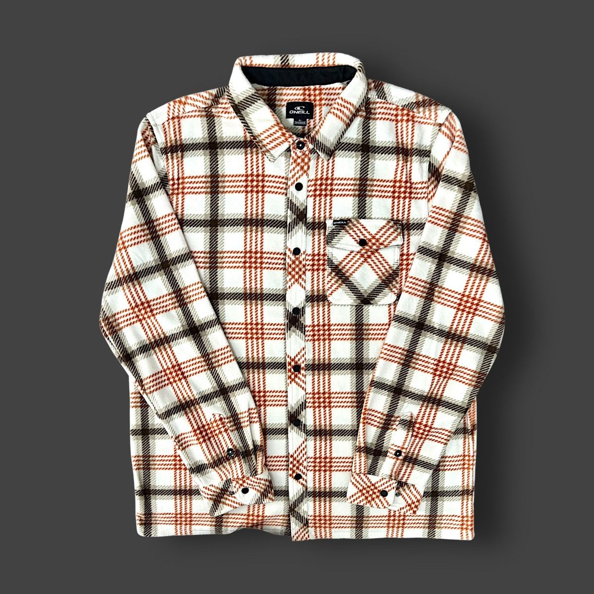 O'Neill O’Niell Men’s Icecap Super Fleece Brown Shirt Jacket Sz L Size US L / EU 52-54 / 3 - 5 Thumbnail