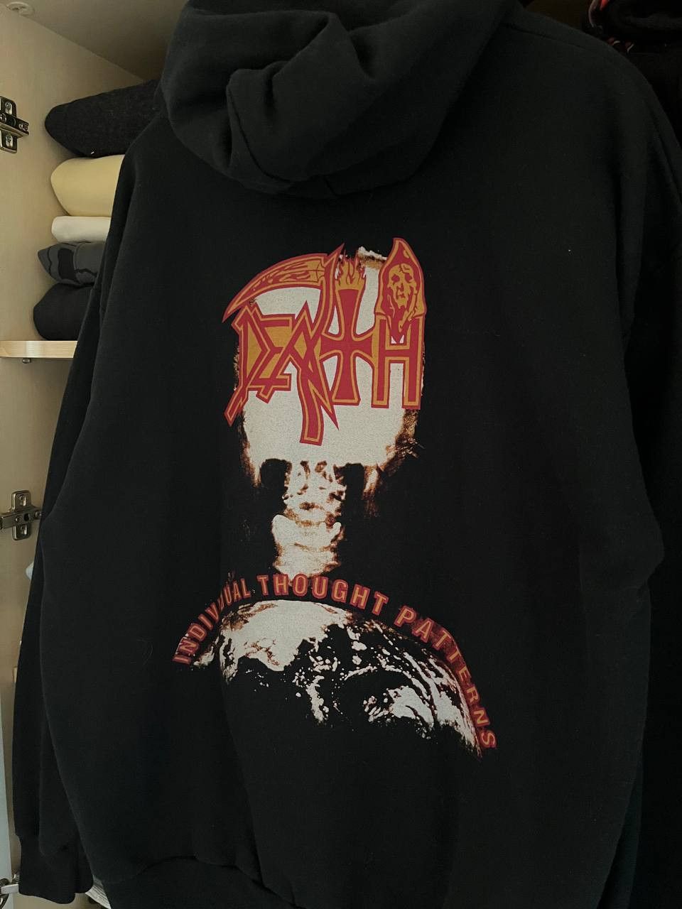 Band Tees Death Human Vintage 00s Y2K Metal Band Hoodie Size US L / EU 52-54 / 3 - 3 Thumbnail