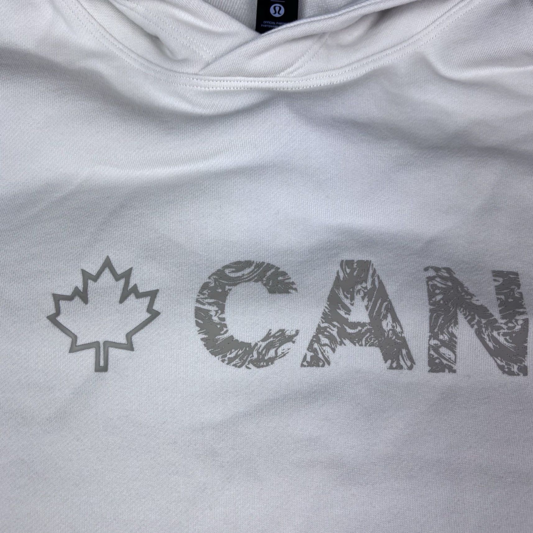 Lululemon **Lululemon Team Canadá French Terry Oversized White Hoodie Medium** User: **Team Canadá Lululemon French Terry Oversized White Medium Hoodie** Size M / US 6-8 / IT 42-44 - 4 Thumbnail
