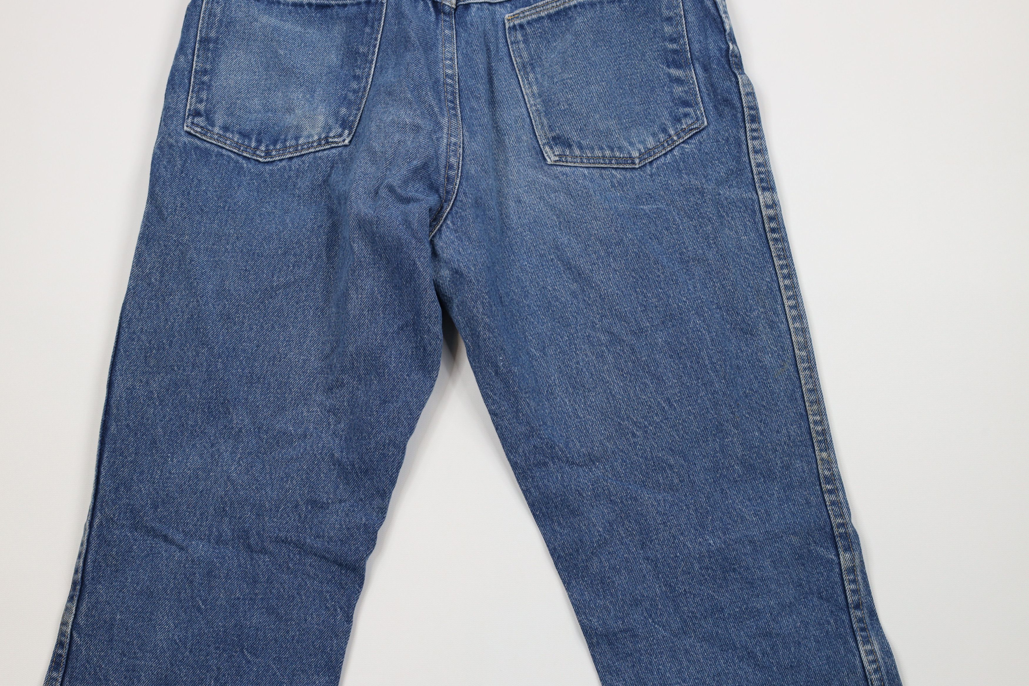 Vintage Vintage 90s Streetwear Flared Bootcut Denim Jeans Blue USA Size US 32 / EU 48 - 11 Thumbnail