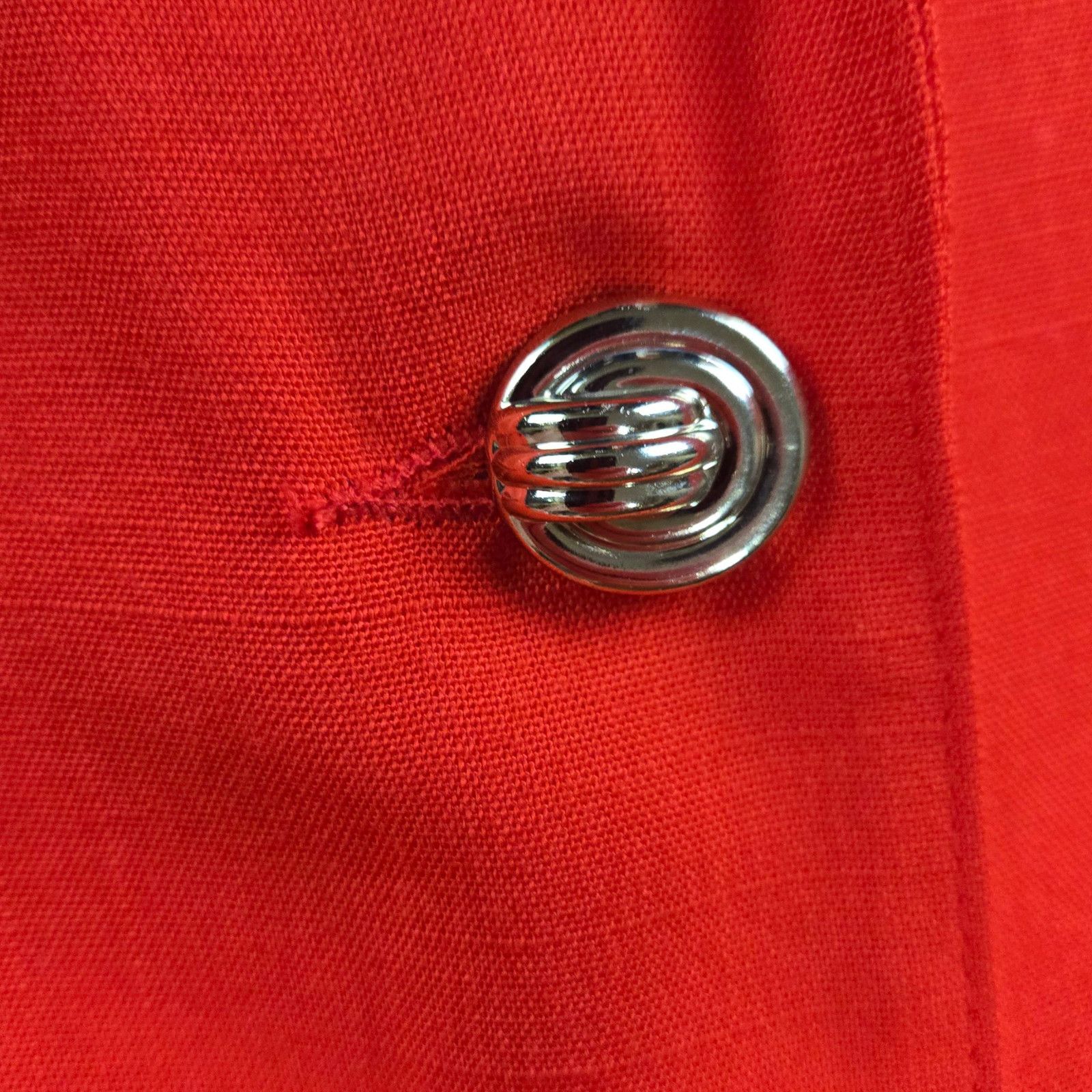 Vintage 1980s Vintage Red Power Suit Jacket Blazer Size 14 Size XL / US 12-14 / IT 48-50 - 5 Thumbnail