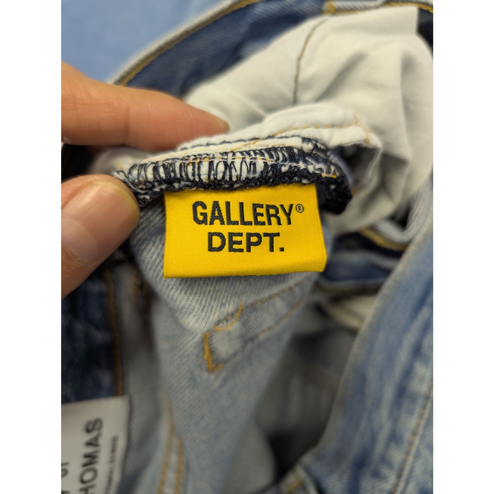 Gallery Dept. o1rshd1 Denim Jean Pants in Indigo Blue Size US 30 / EU 46 - 21 Thumbnail