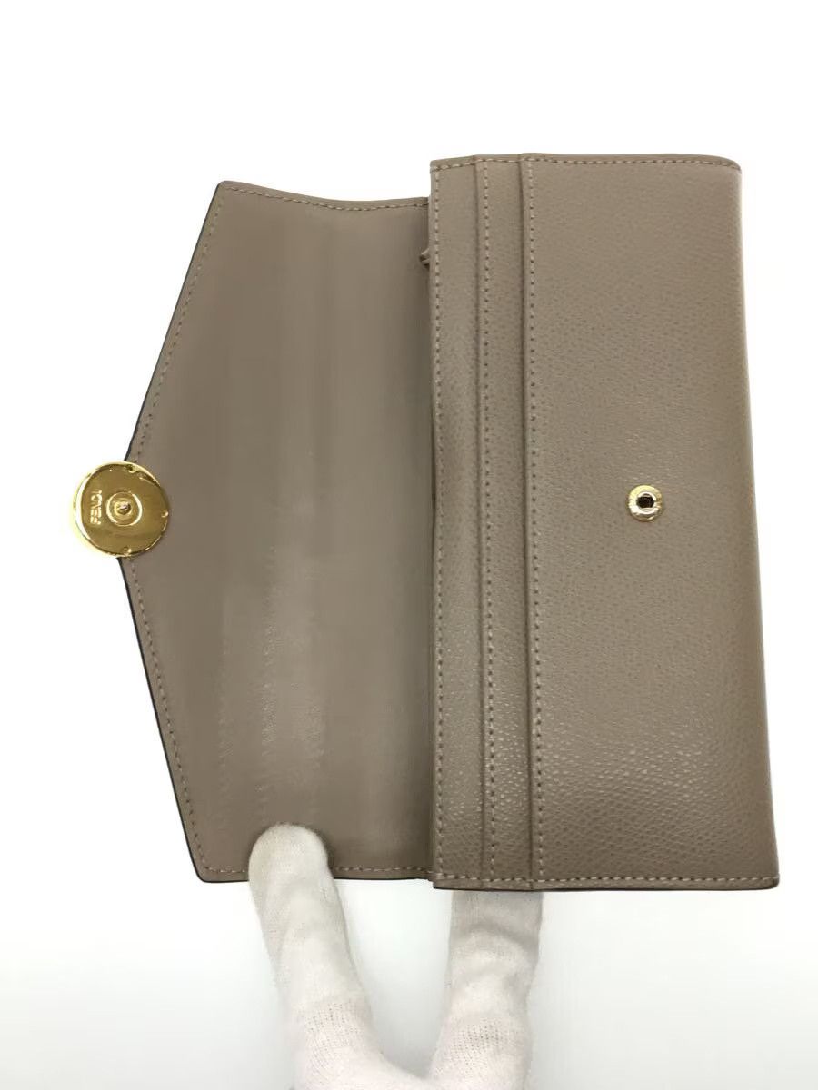 Fendi Fendi Leather Long Wallet Gray Size ONE SIZE - 4 Thumbnail