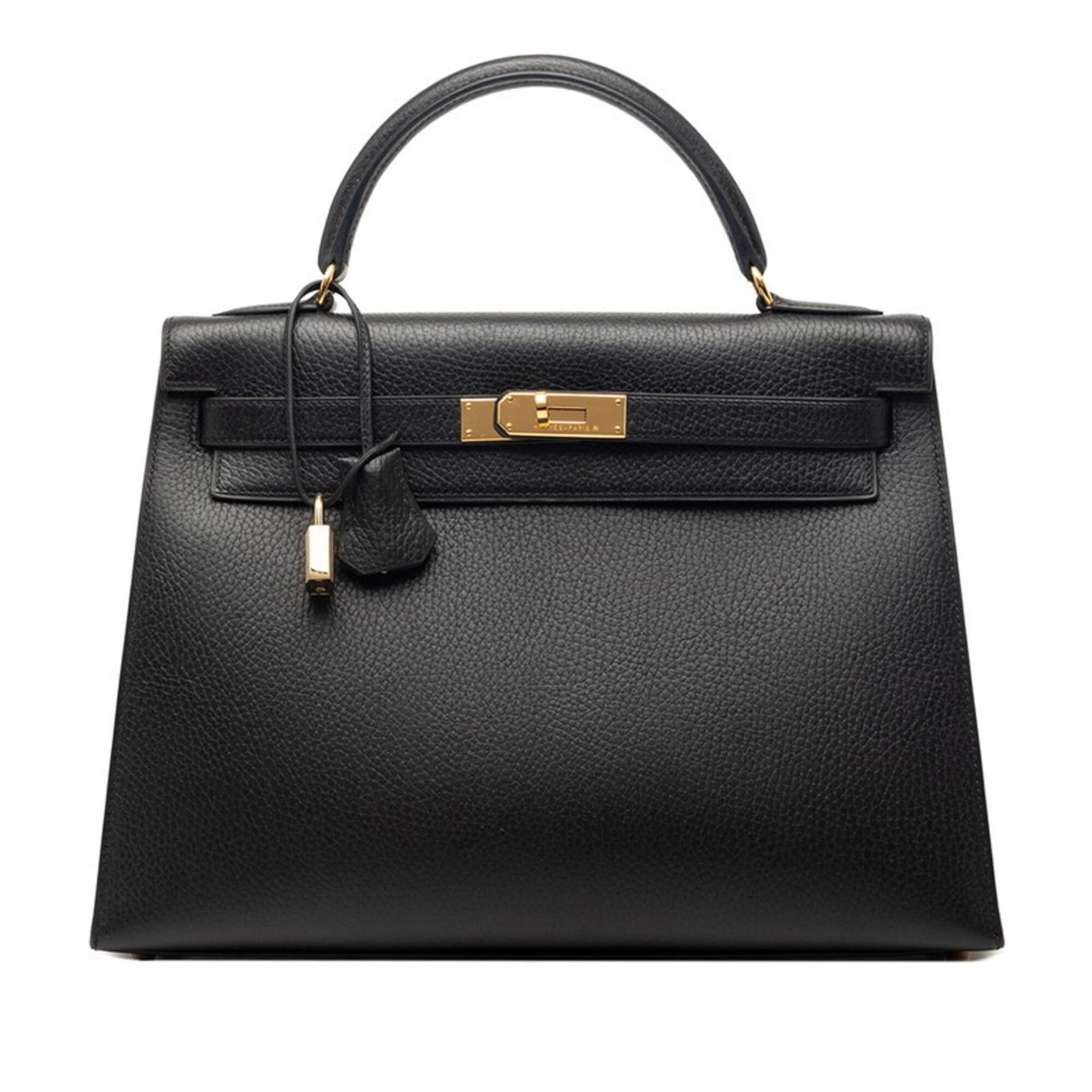 Hermes Hermes Kelly 32 Handbag Shoulder Bag 2-Way Black Gold Hardware Ardennes Leather Women's HERMES Size ONE SIZE - 1 Thumbnail