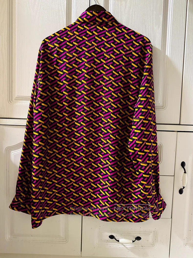 Versace Versace Silk shirt top Size US L / EU 52-54 / 3 - 2 Thumbnail