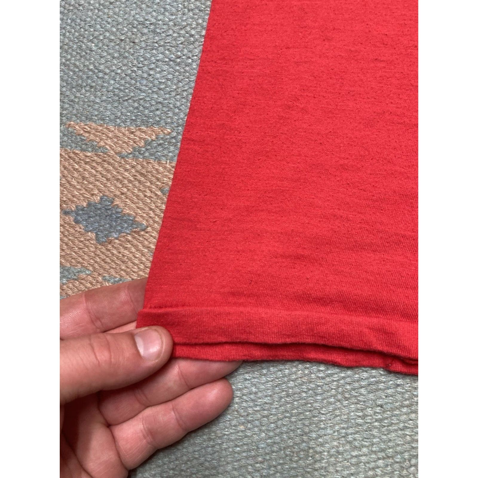 Vintage VINTAGE Crest T-Shirt Bermuda College Crest Stars Screen Large Red Mens L Size US L / EU 52-54 / 3 - 6 Thumbnail