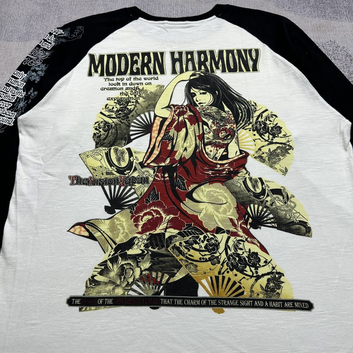 Japanese Brand Longsleeve geisha sukajan japanese brand Size US XXL / EU 58 / 5 - 2 Thumbnail