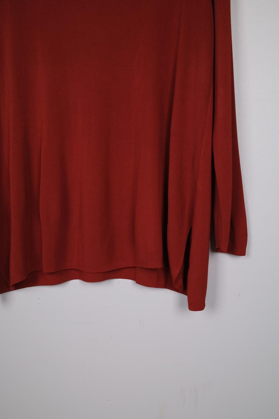 Vintage 00's Tunic Terracotta Long Sleeve T-Shirt Size ONE SIZE - 4 Thumbnail