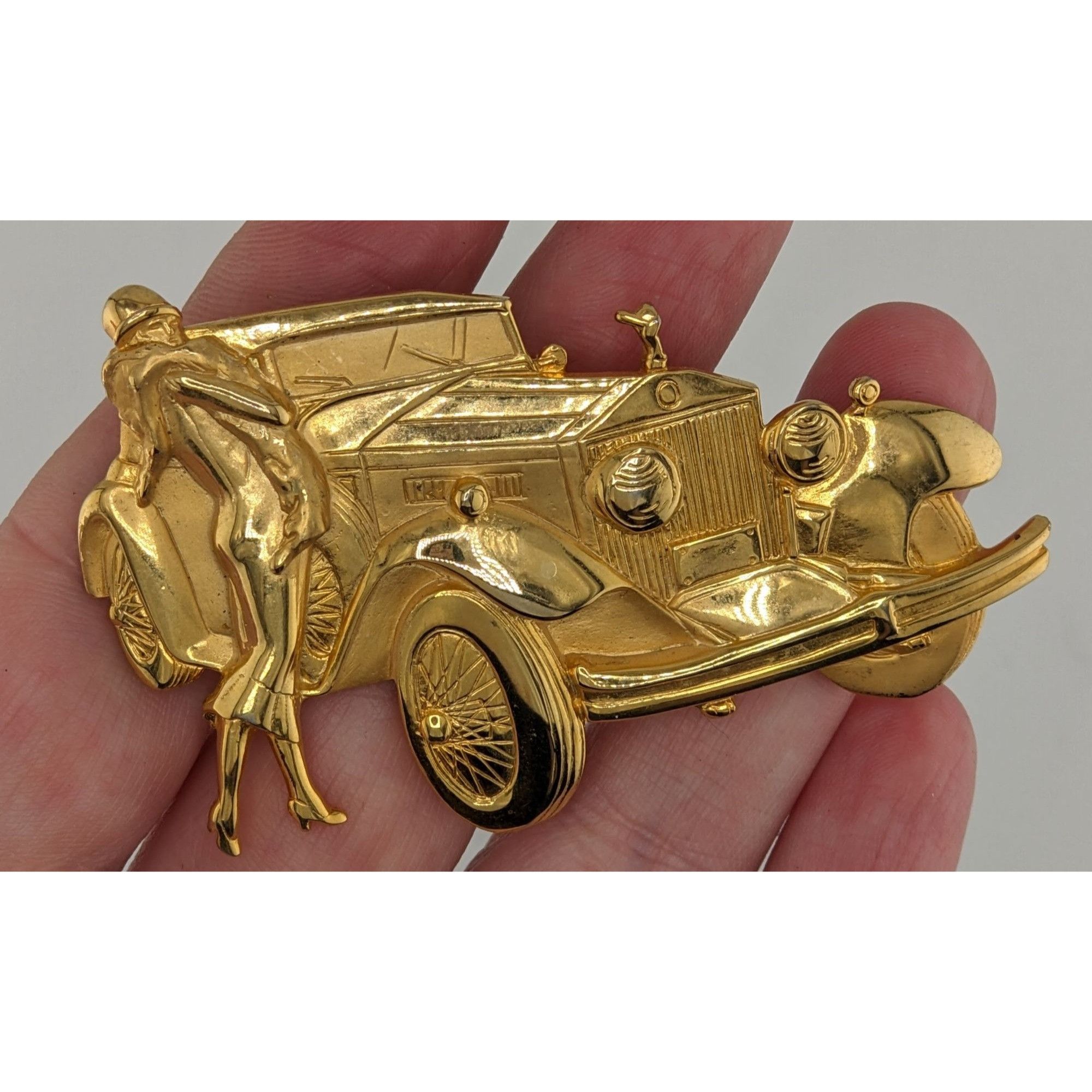 Other Vintage Parklane Jonette Jewelry Car With Flapper Brooch Size ONE SIZE - 5 Thumbnail