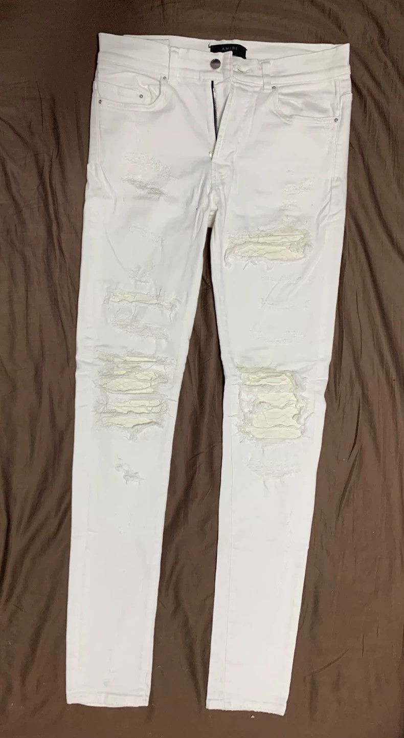 Amiri Amiri 16 old model OG patched jeans Size US 34 / EU 50 - 1 Thumbnail