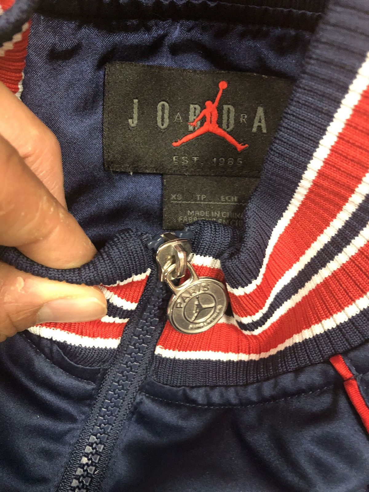 Jordan Brand Paris Saint Germain PSG Jordan Light Track Jacket Football Size US S / EU 44-46 / 1 - 2 Thumbnail