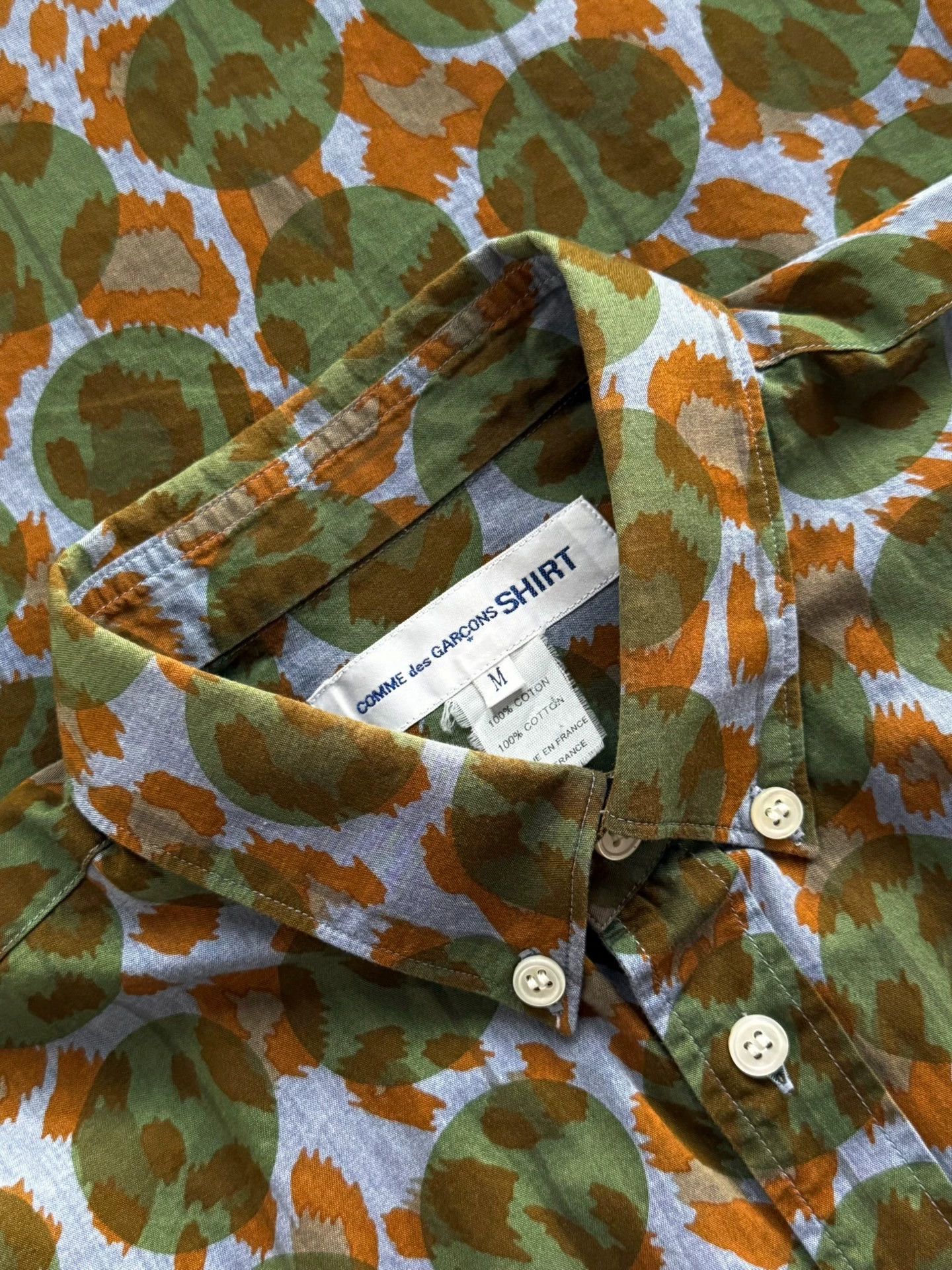 Comme des Garcons CDG SHIRT Rare Graphic Patterned Shirt M Size US M / EU 48-50 / 2 - 5 Thumbnail