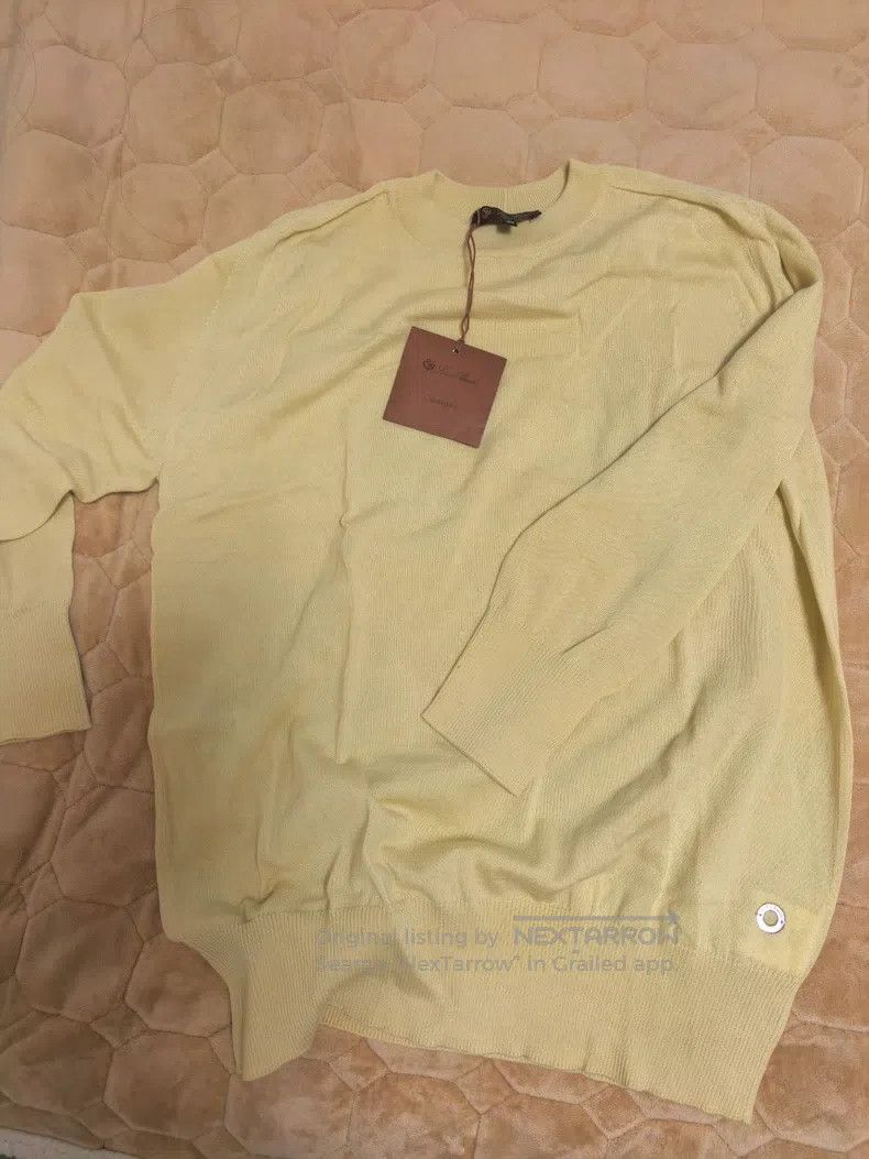 Loro Piana Loro Piana Lemon yellow three-quarter sleeve knitted top Size XS / US 0-2 / IT 36-38 - 5 Thumbnail