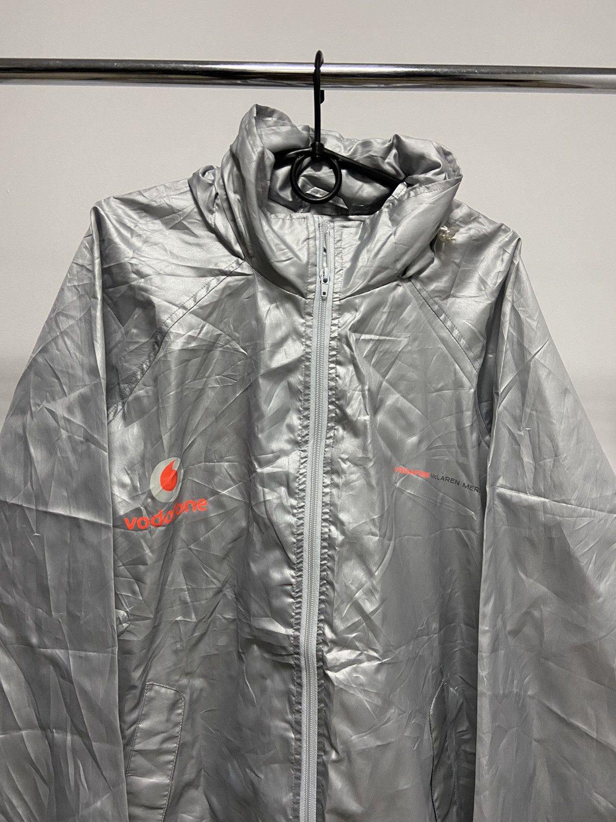 Mercedes-Benz × Vintage Vodafone Mercedes Benz zip hooded jacket big logo vintage Size US L / EU 52-54 / 3 - 5 Thumbnail