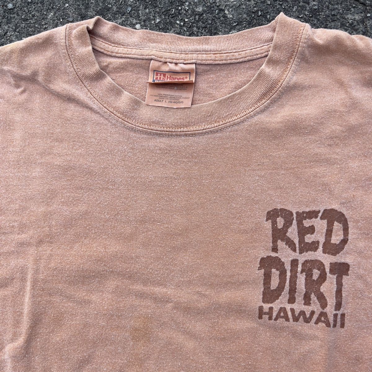 Hanes × Vintage Vintage 90s RED DIRT Hanes Shirt Size US L / EU 52-54 / 3 - 2 Thumbnail