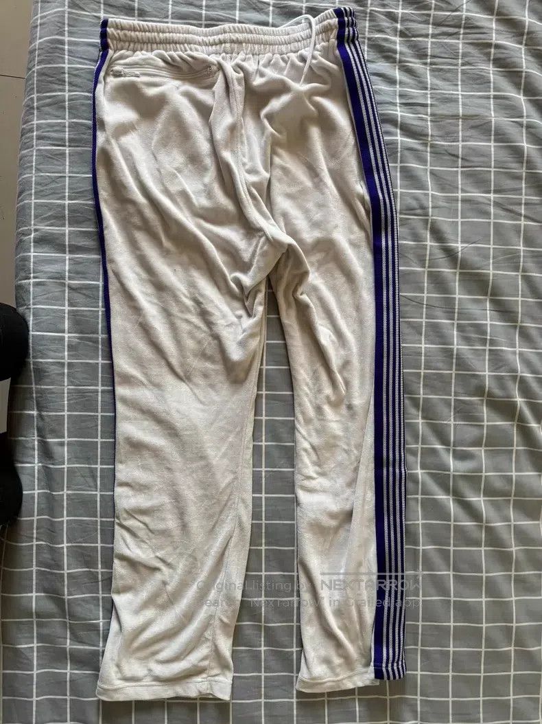 Needles Needles size S White Velvet Butterfly Pants Size US 32 / EU 48 - 2 Thumbnail
