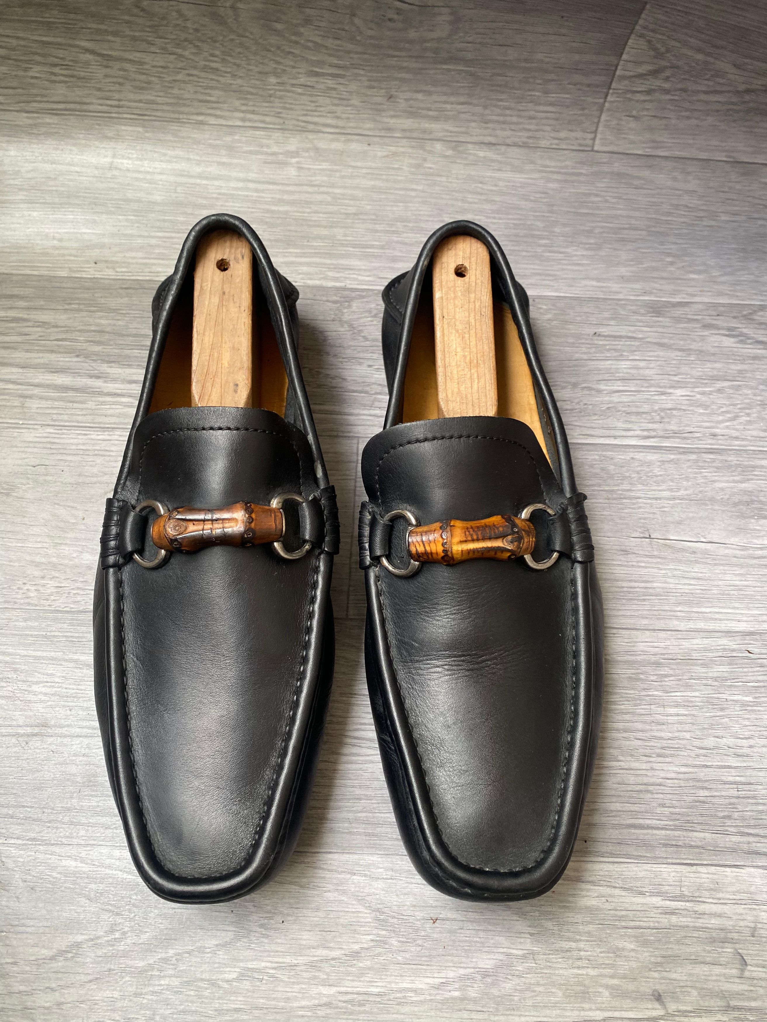 Gucci Gucci Bamboo Horsebit Black Leather Loafers UK 7.5 US 8.5 Size US 8.5 / EU 41-42 - 1 Thumbnail