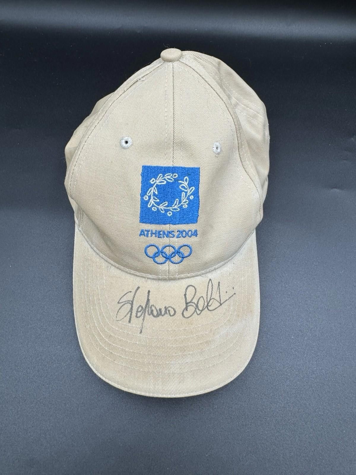Other Vintage Athens 2004 Olympics High Official Hat Signed Stefan Size ONE SIZE - 4 Thumbnail