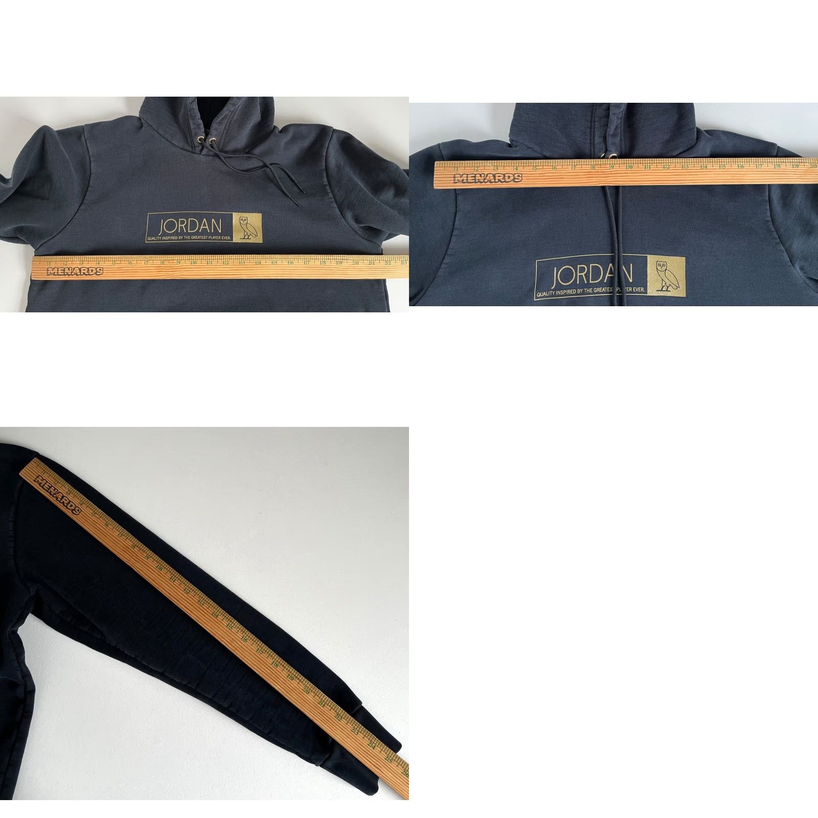 Jordan Brand VINTAGE OVO X Air Jordan Hoodie Men’s Black 886542-010 Large Size US L / EU 52-54 / 3 - 10 Thumbnail