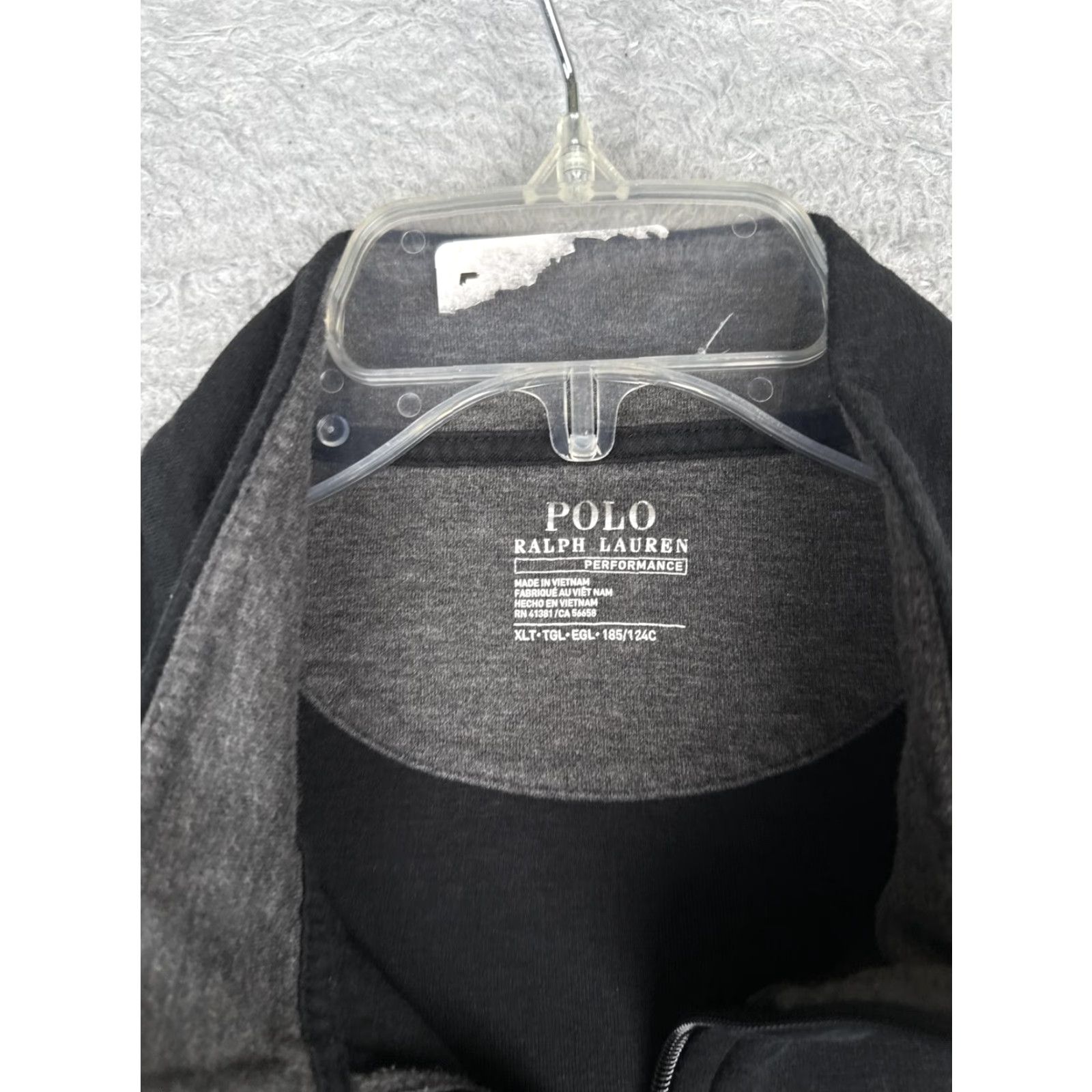 Polo Ralph Lauren Polo Ralph Lauren Sweater Mens XLT Black 1/4 Zip Mock Neck Logo Pullover - Classic Fit, Big & Tall, Knit, Long Sleeve, Casual, Fall, Vietnam, Cotton Size US XL / EU 56 / 4 - 7 Thumbnail