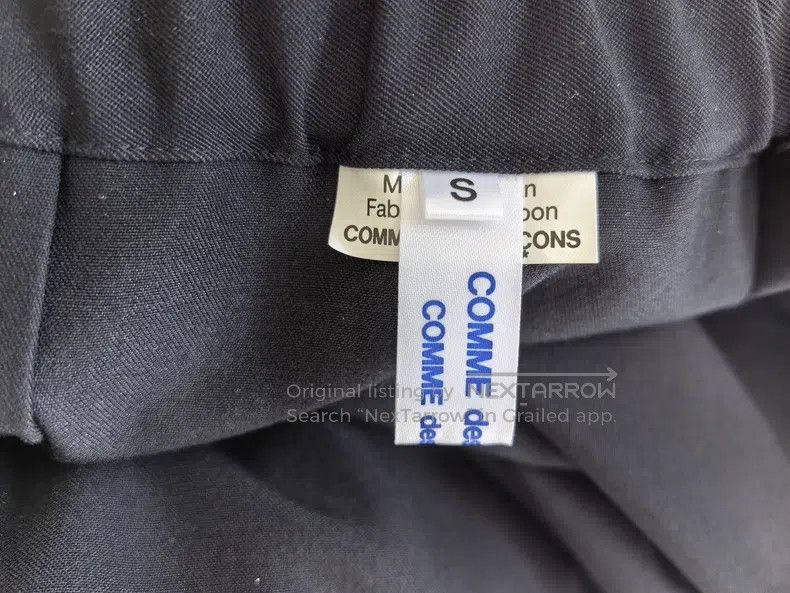 Comme des Garcons Comme Des Garcons size S Dark blue half skirt Size 23" - 6 Thumbnail