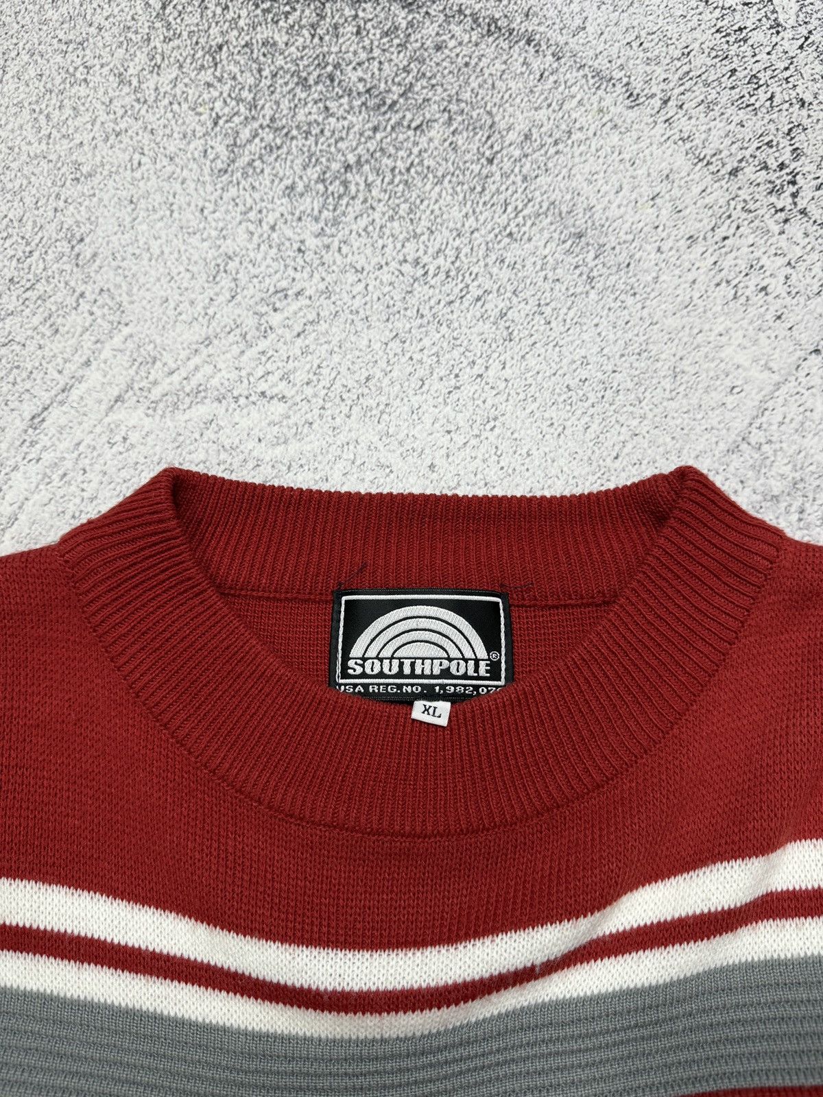 Southpole 🔥Crazy Y2K Vintage Southpole Striped Sweater Oversized Size US XL / EU 56 / 4 - 6 Thumbnail