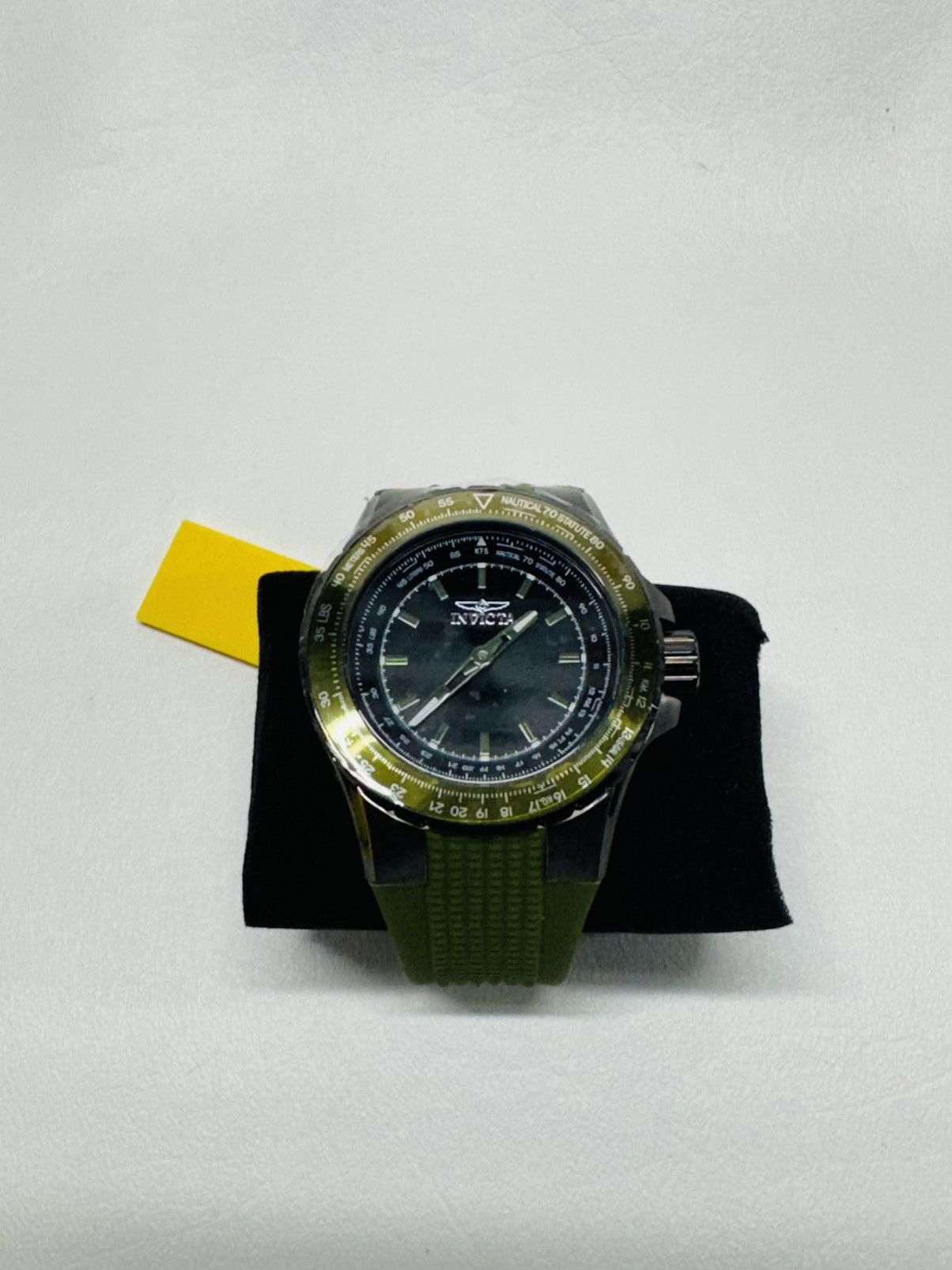 Invicta INVICTA Aviator 50mm Stainless Steel Gunmetal Dial Quartz Size 46 - 3 Thumbnail